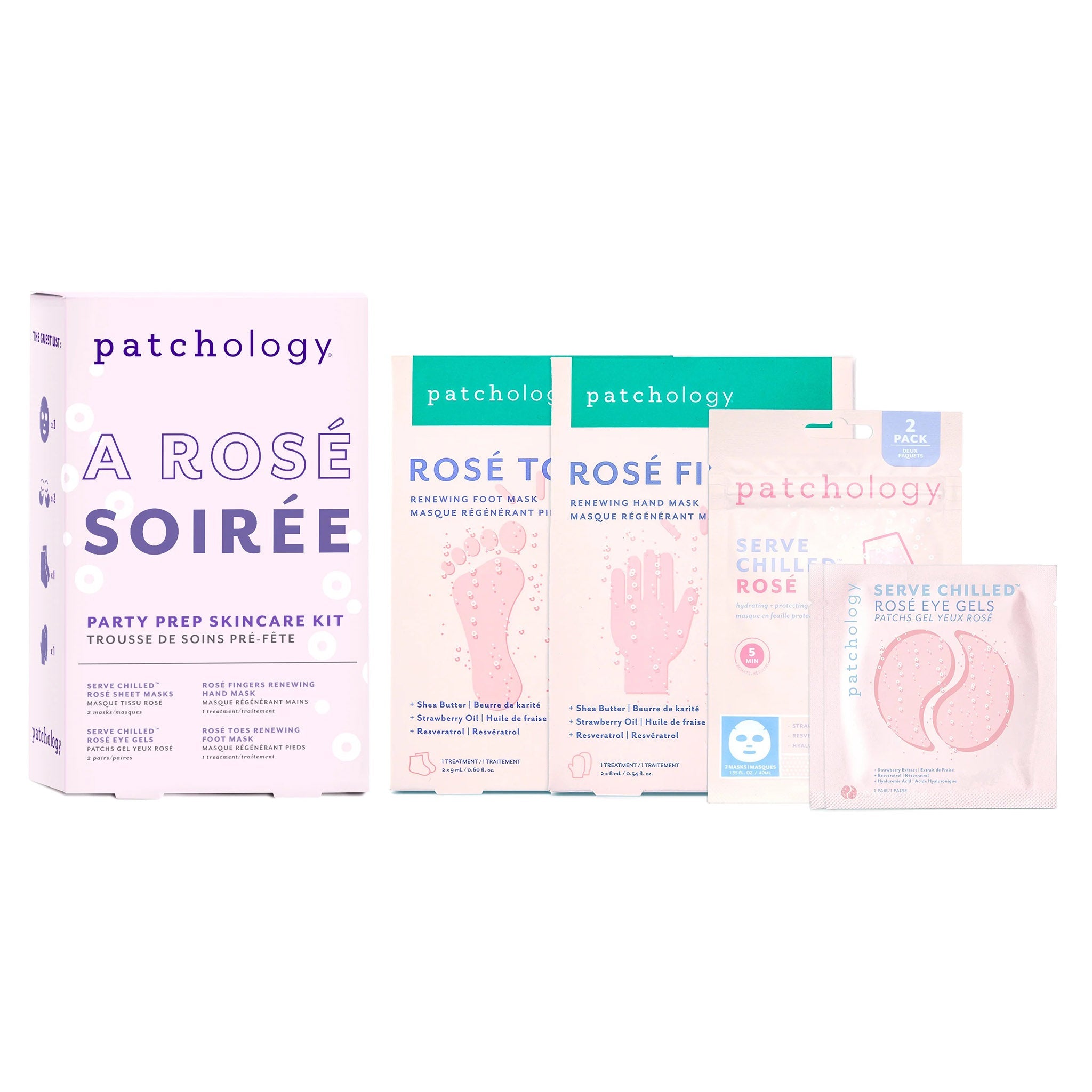 A Rose Soiree Party Prep Skincare Kit
