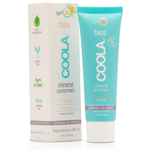 COOLA Face Mineral Sunscreen SPF 30 - Matte Tint Natural Beige