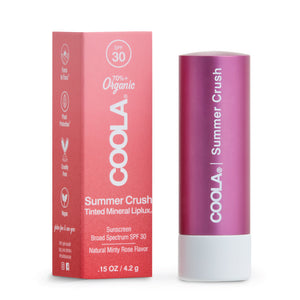 Mineral Liplux® Organic Tinted Lip Balm Sunscreen SPF 30 - Summer Crush